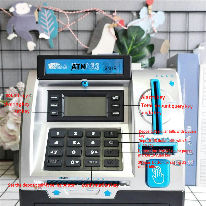 Talgic Kids Piggy Bank ATM Toy
