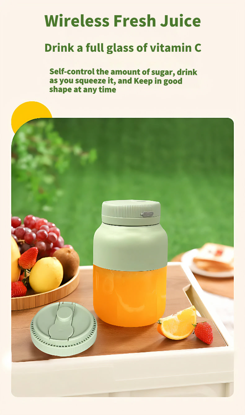 Cordless Smoothie Blender β 24oz Personal Juicer for Travel & Gym