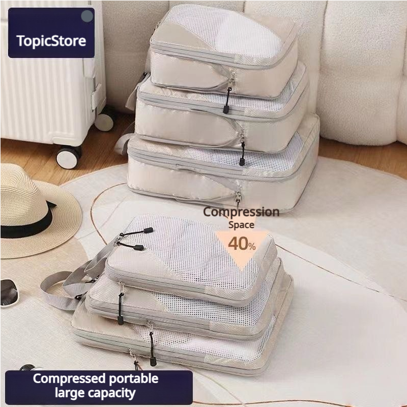 Travel storage bag, clothes packing storage bag, compression bag