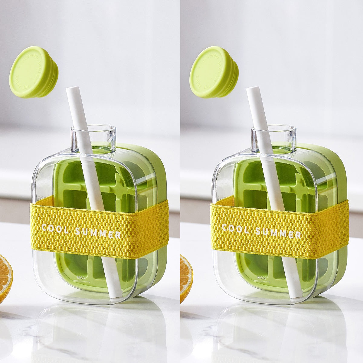 2-in-1🧊 NEW Trend Ice Cube Bottle 🍾