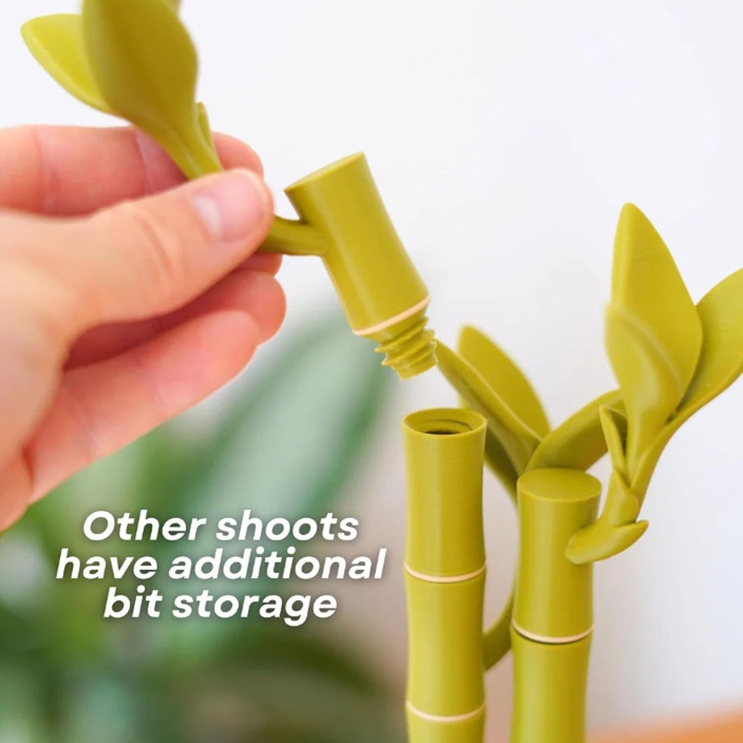 Bamboo Bits - Toolbox on your Table - Screwdriver, Tape measure, Tool Storage