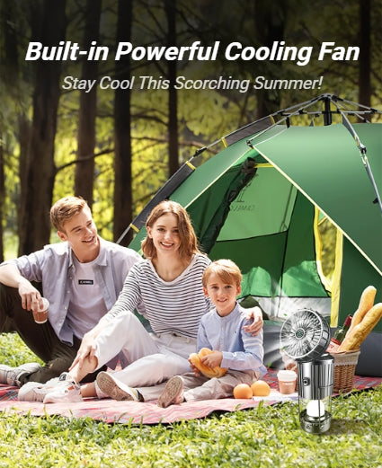 Multi-Use Solar Lantern – LED Light for Camping, Power Outages, and Night Fishing