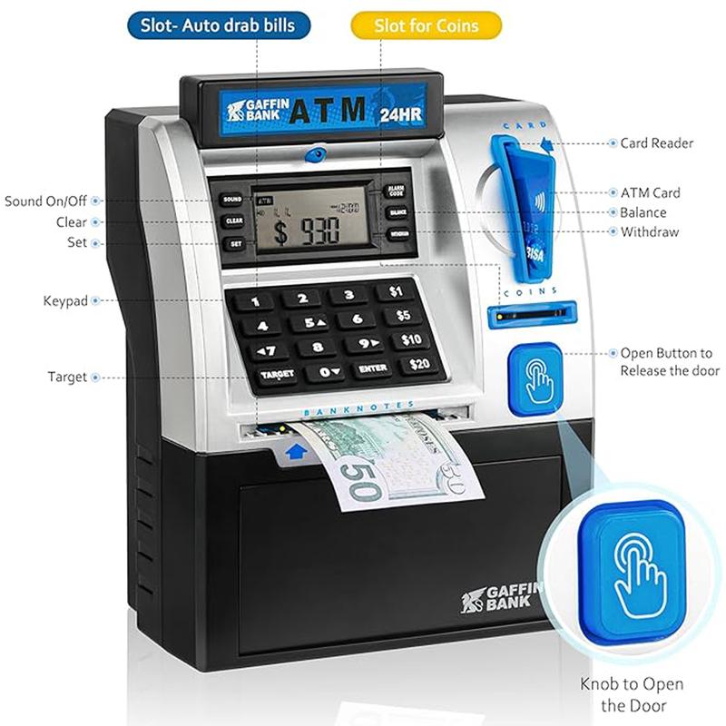 Talgic Kids Piggy Bank ATM Toy