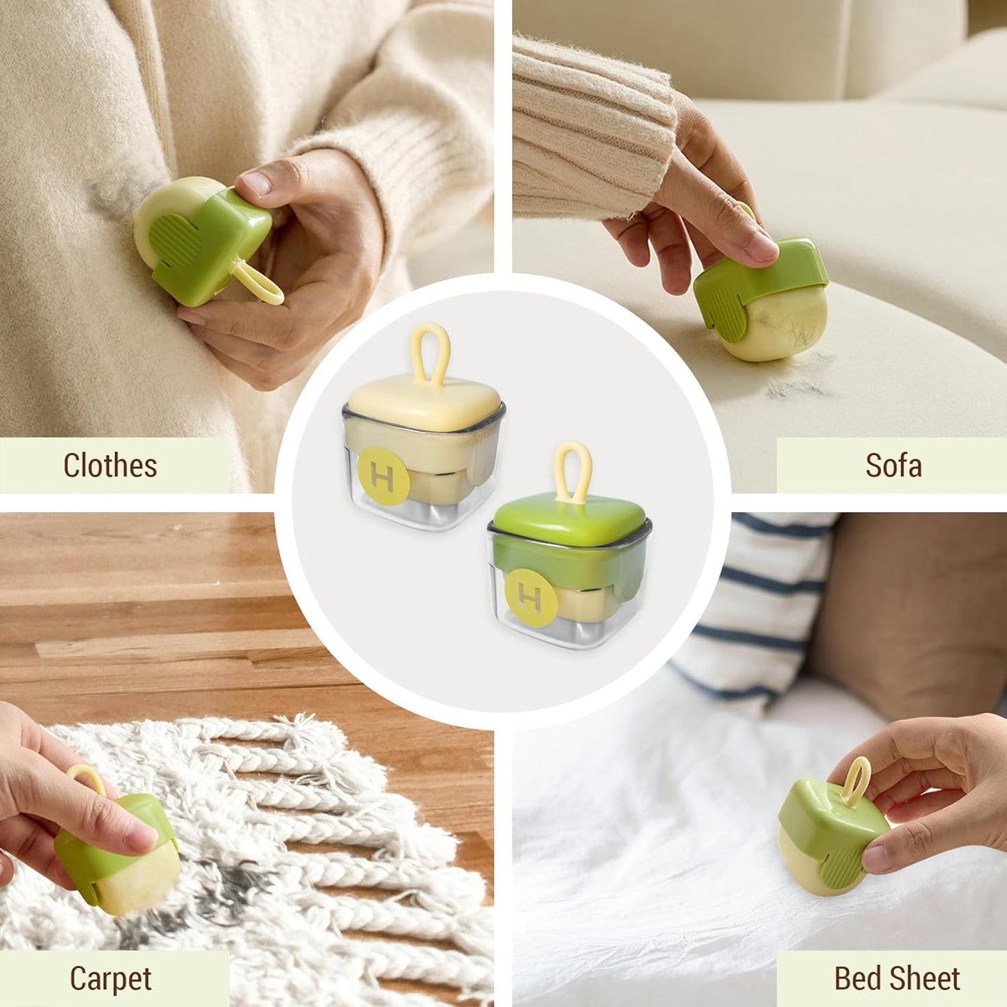 Mini Reusable Lint Roller – Washable & Portable Pet Hair Remover