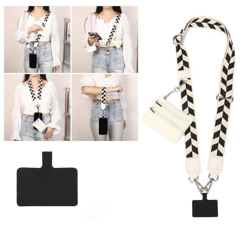 Crossbody Phone Strap with Wallet, Adjustable, Hands-Free, Gift-Ready for Women