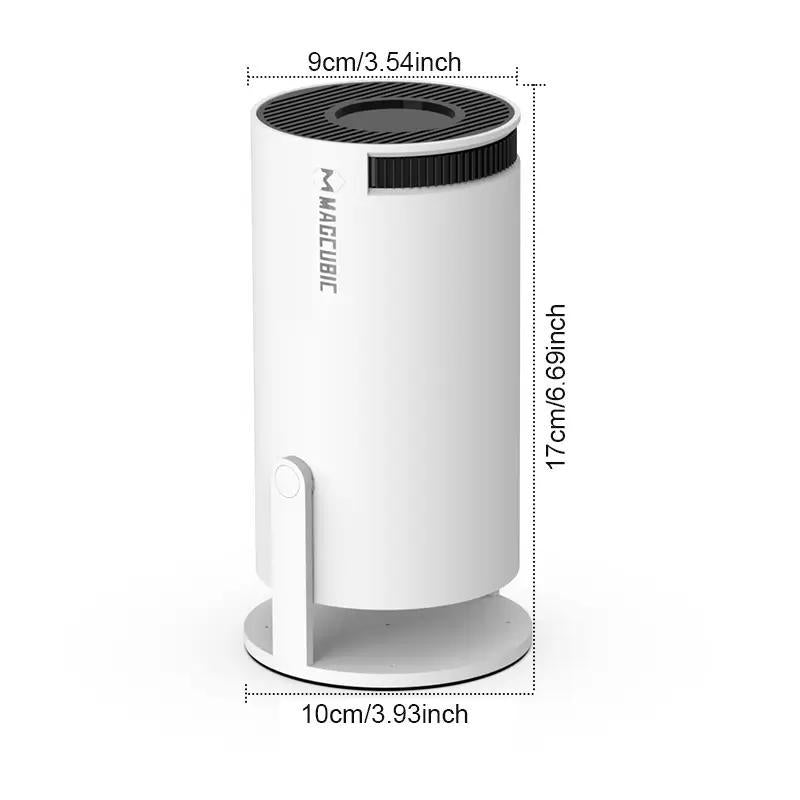Smart HD Projector – 260 ANSI Lumens, Android 11, WiFi 6, Bluetooth, 720P Native, 1080P Compatible