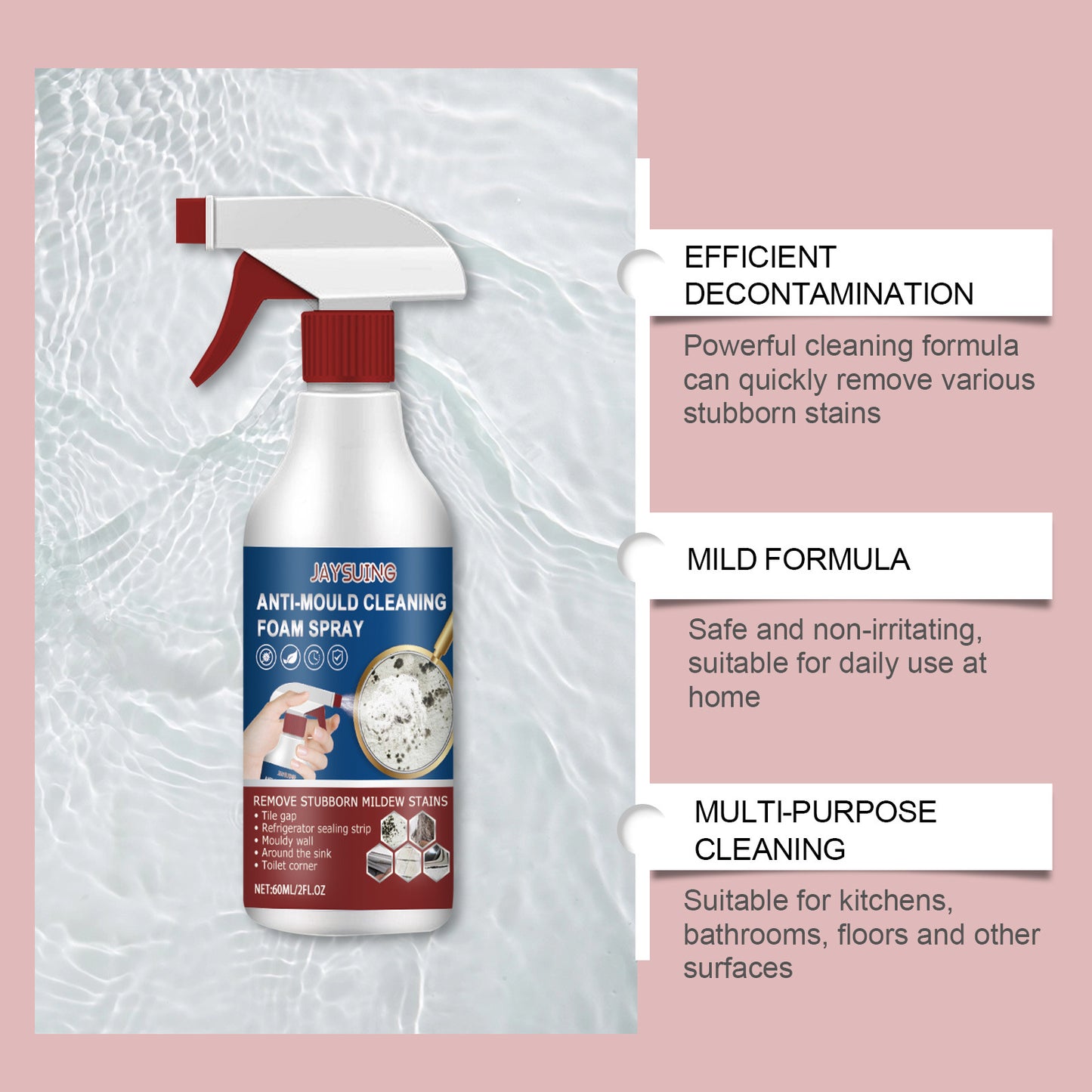 Tile & Wall Cleaner Spray β Removes Mold, Mildew & Tough Stains