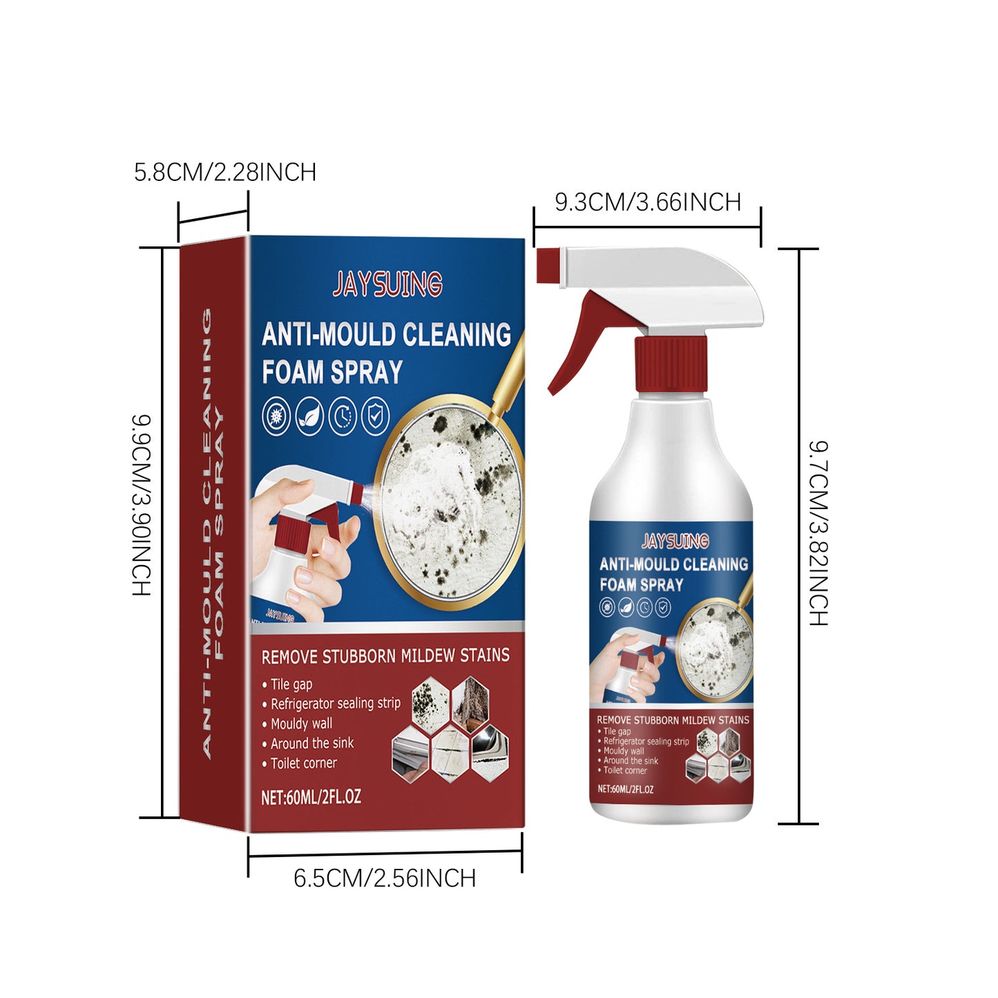 Tile & Wall Cleaner Spray β Removes Mold, Mildew & Tough Stains