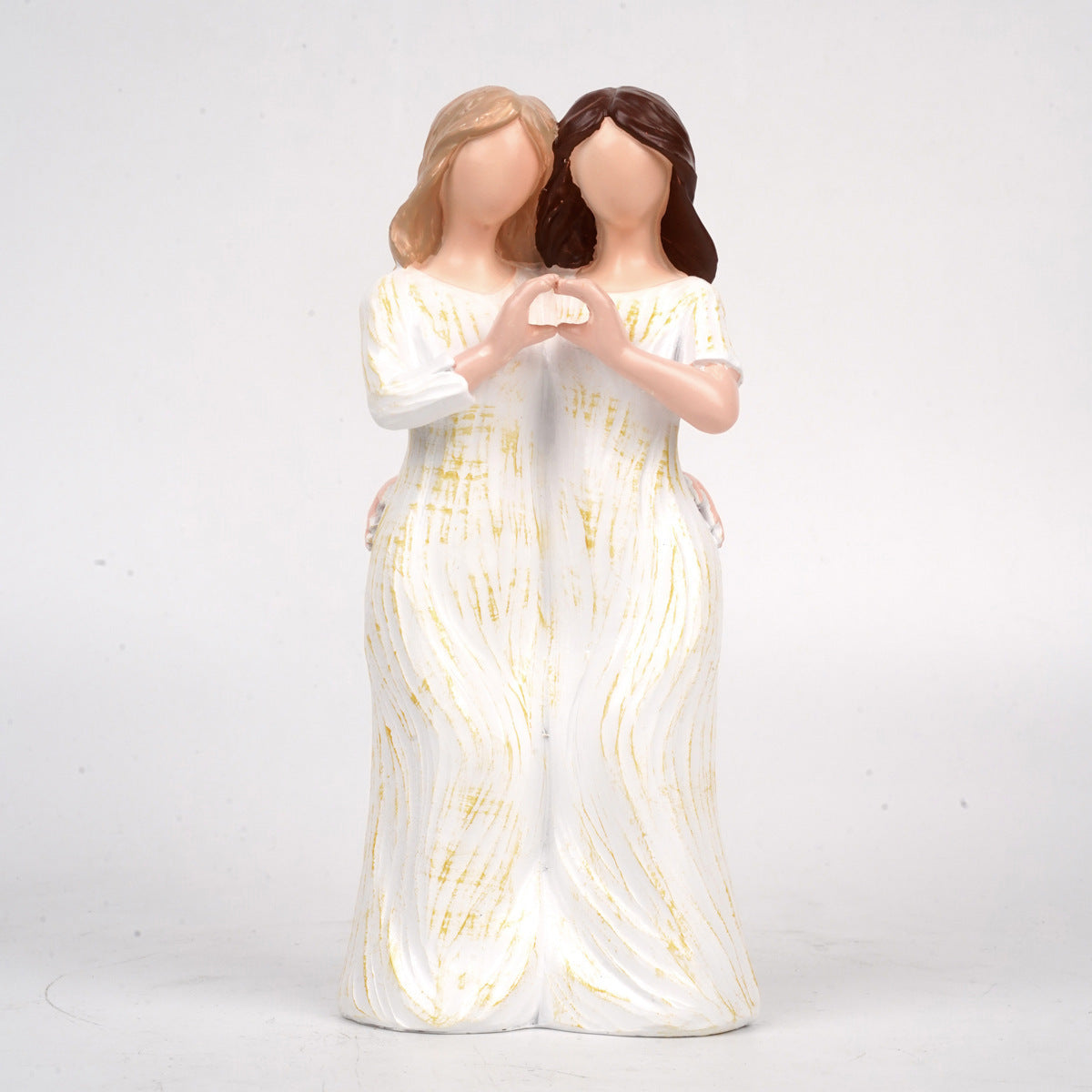 Mother & Daughter Figurine – Resin Desktop Ornament, Heartfelt Mother’s Day Gift & Home Decor