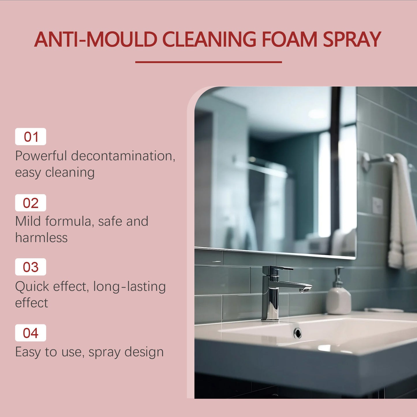 Tile & Wall Cleaner Spray β Removes Mold, Mildew & Tough Stains