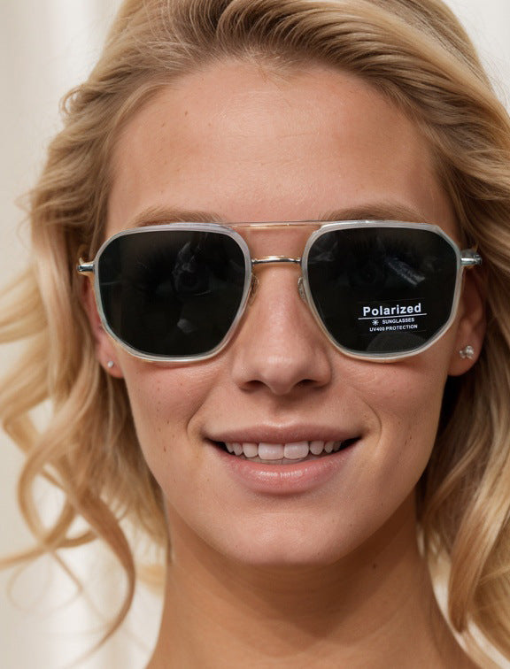 Geometric Frame Sunglasses β Back to School & Travel Must-Have for Fall/Summer 2025