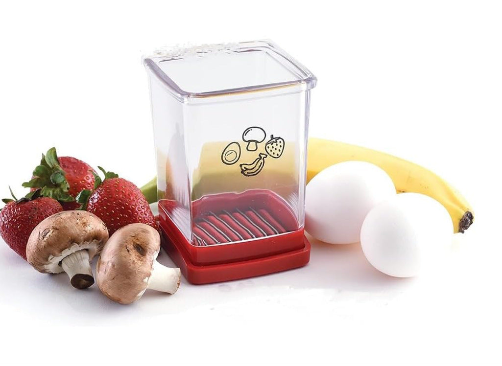 Cup Slicer – Fruit & Vegetable Cutter with Stainless Steel Blades