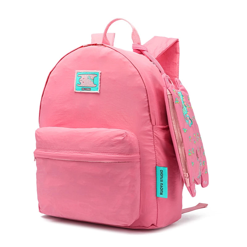 RUOYUSTUDIO original design cute animal foldable travel lightweight backpack