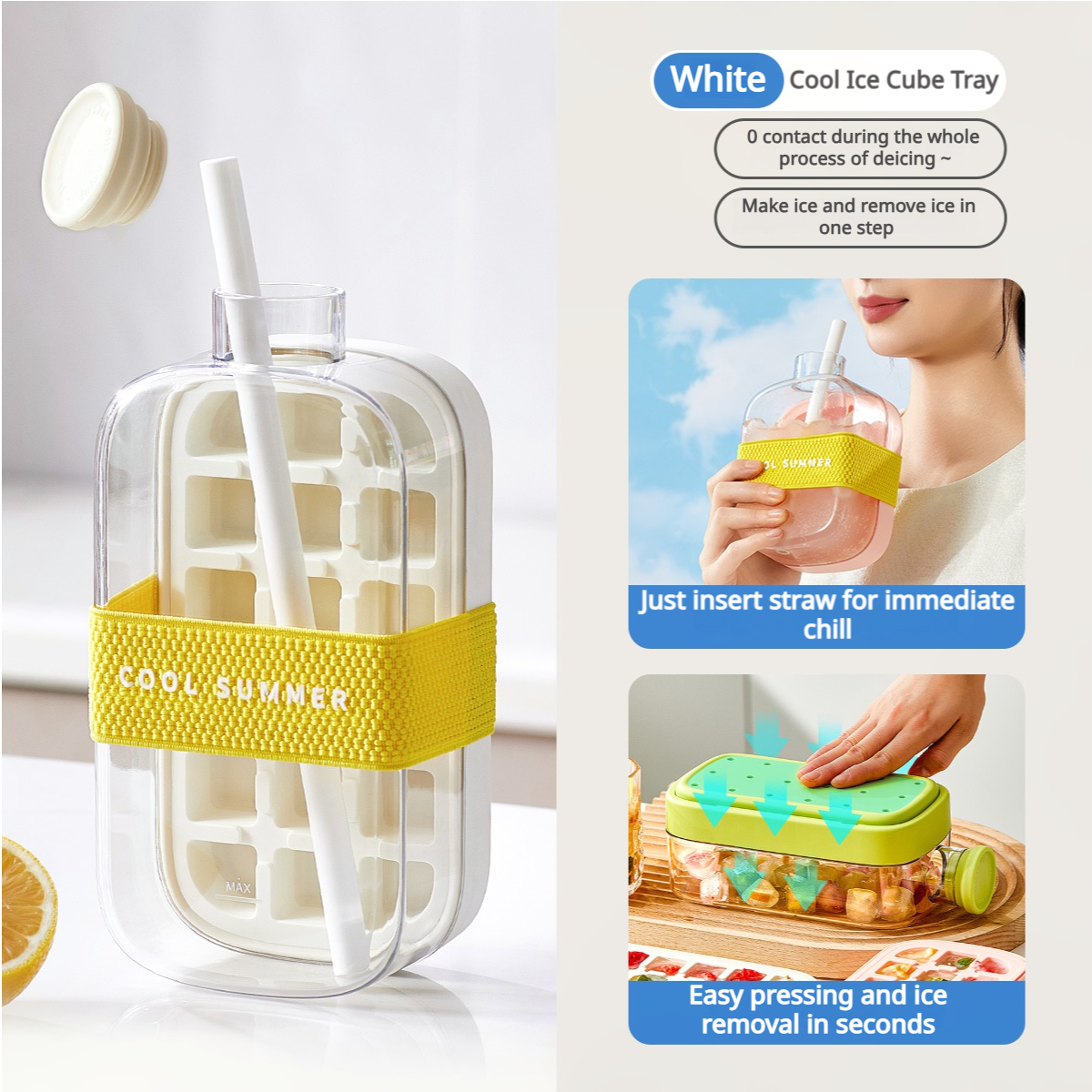 2-in-1🧊 NEW Trend Ice Cube Bottle 🍾