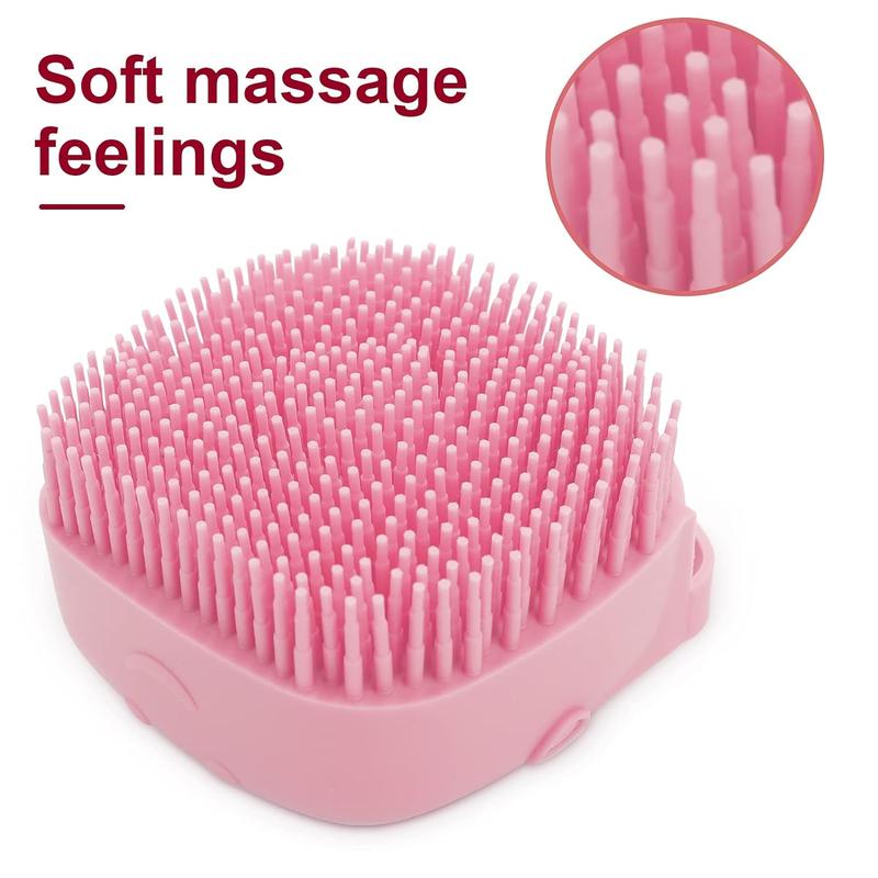 Summer Pet Bath Soap Dispenser Massage Brush