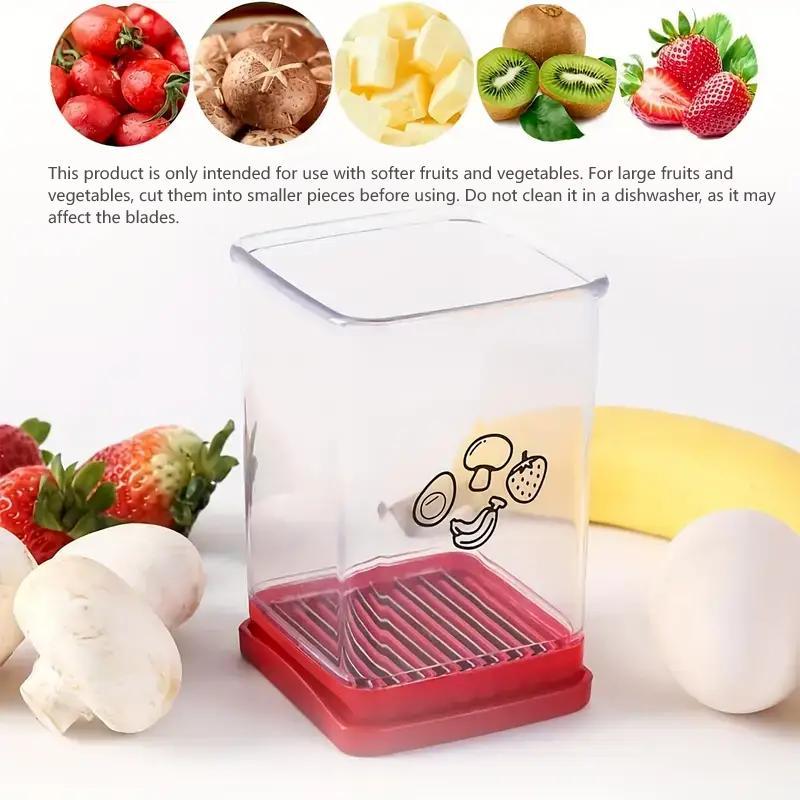 Cup Slicer – Fruit & Vegetable Cutter with Stainless Steel Blades