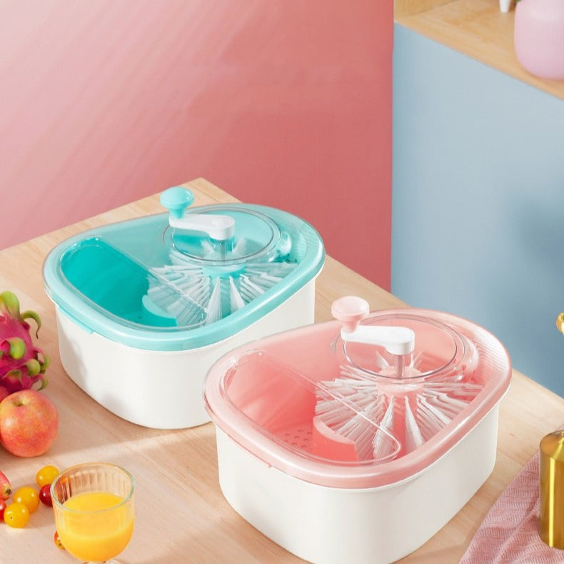 Multi-Use Fruit Spinner – Wash, Scrub & Drain in One Easy Step