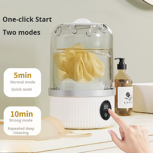 Mini rechargeable washing machine underwear travel portable small socks washing machine