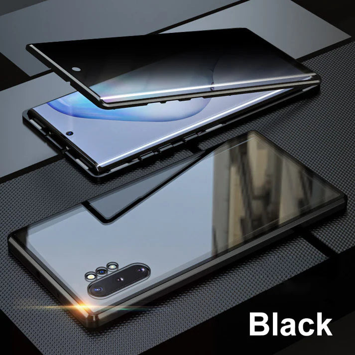 Anti-peeping Magnetic Tempered Glass Double-sided Phone Case(Series S22-25)