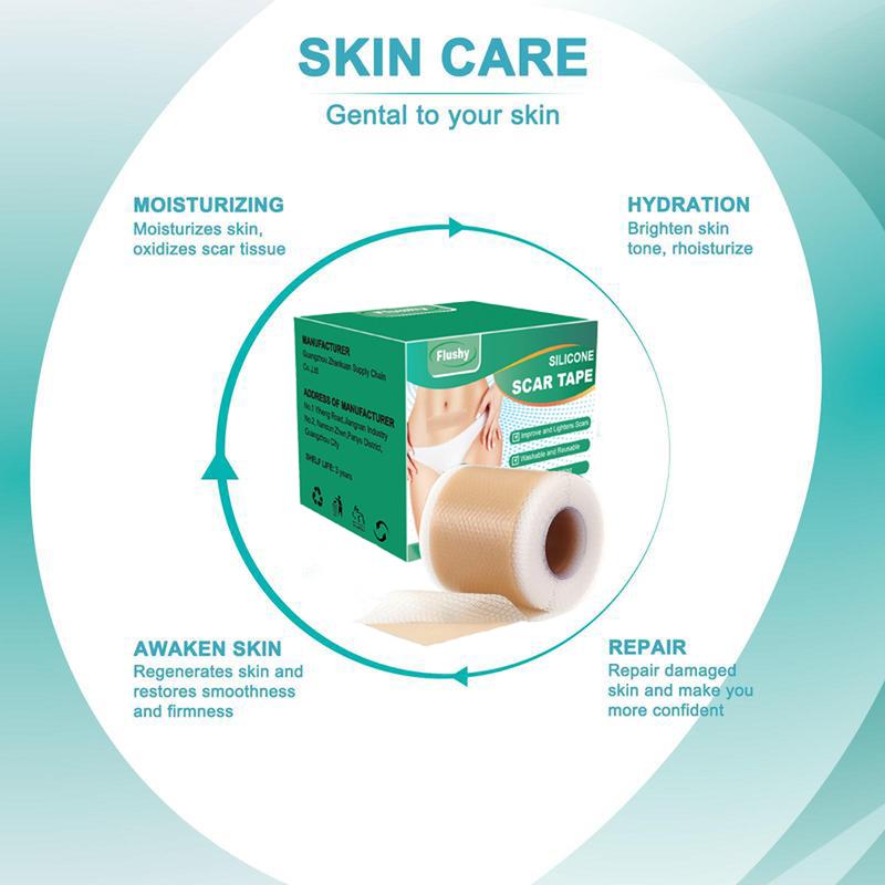 Reusable Scar Tape – Silicone Strips for Keloids, Burns & Acne, Safe for All Skin Types