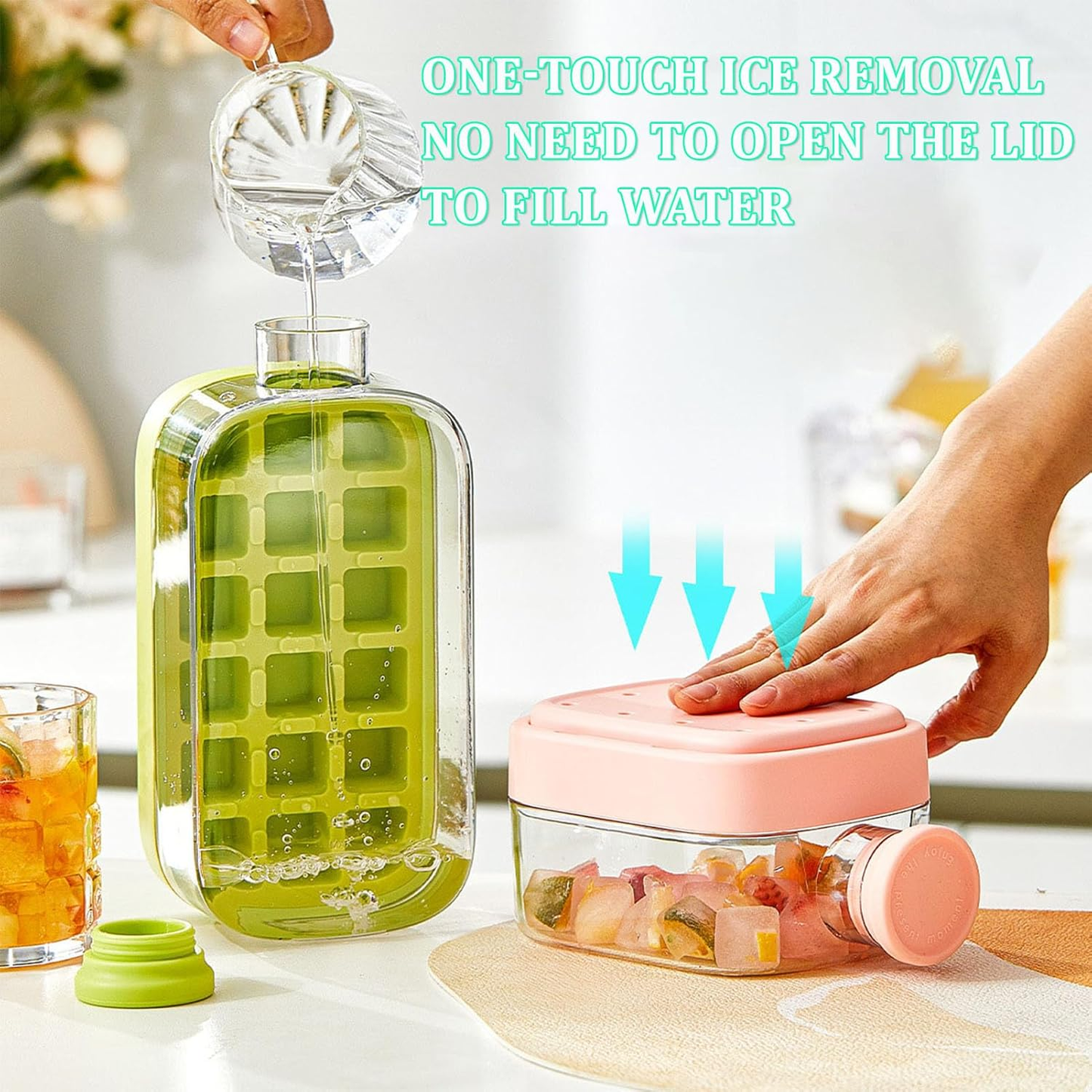 2-in-1🧊 NEW Trend Ice Cube Bottle 🍾