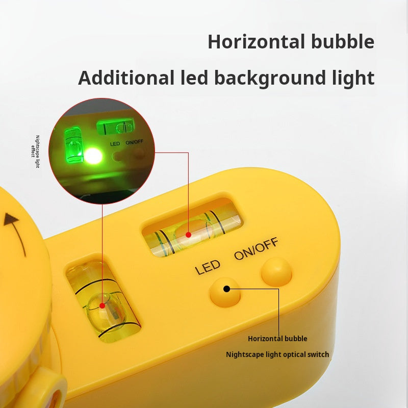 Multi-Purpose Laser Level β Infrared Line Projector with Swivel Mount for Accurate Alignment