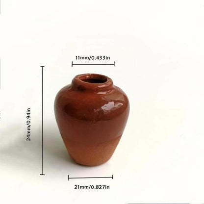 Creative Mini Ceramic Vase Design Decorating Magnet, 3/5/8/10pcs/set Refrigerator Magnet, DIY Fridge Magnet for Flower, Home & Office Interior Decoration, Summer for Gift