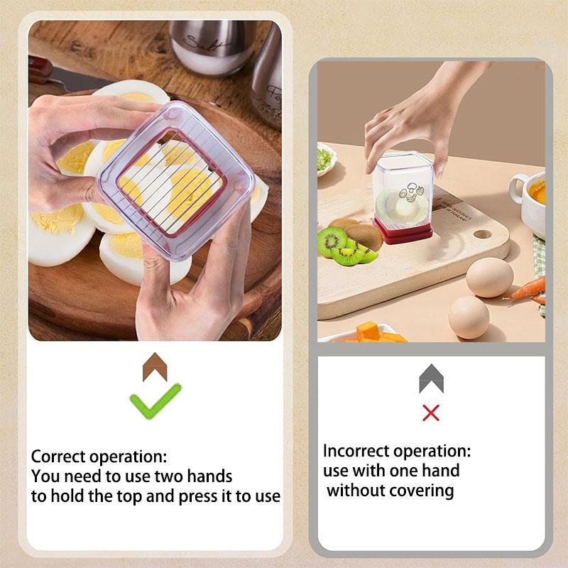 Cup Slicer – Fruit & Vegetable Cutter with Stainless Steel Blades