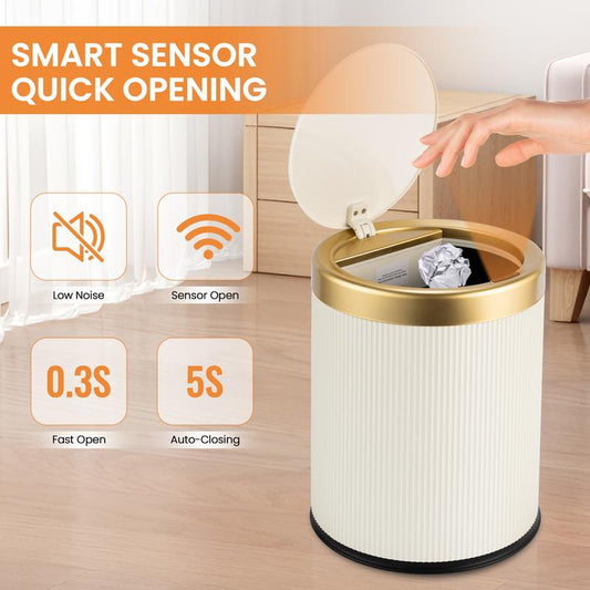 Smart induction Waterproof trash bins, bathroom, Kitchen, Bedroom, Office Nordic style