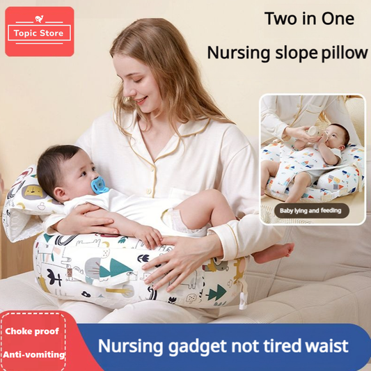Ergonomic All-Season Nursing & Baby Comfort Pillow – Versatile Support for Feeding, Resting, & Bonding