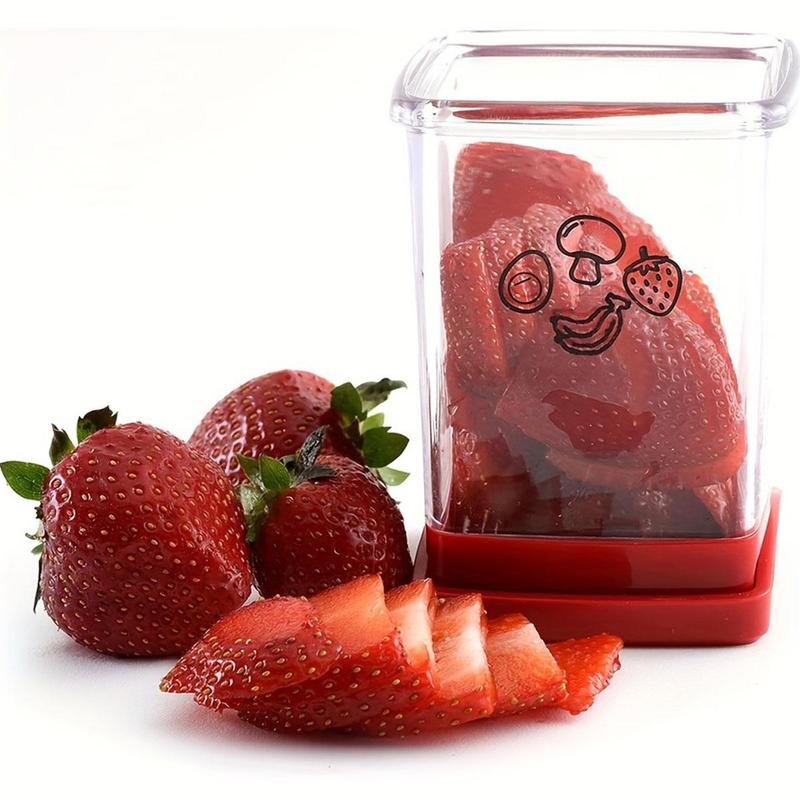 Cup Slicer – Fruit & Vegetable Cutter with Stainless Steel Blades