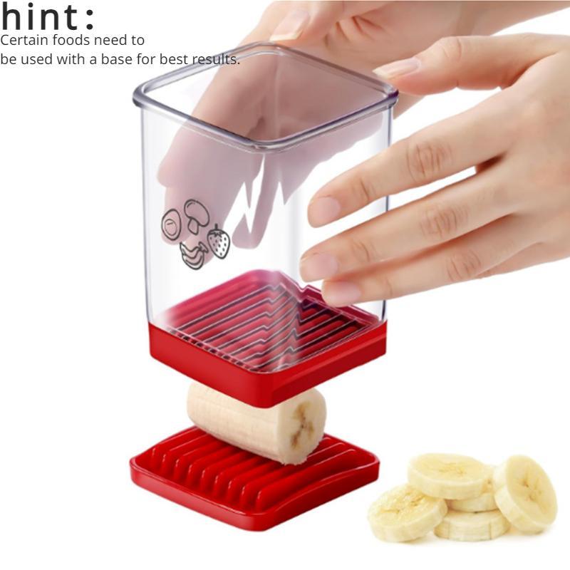 Cup Slicer – Fruit & Vegetable Cutter with Stainless Steel Blades