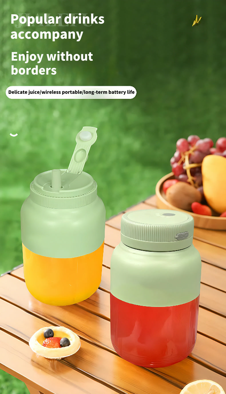 Cordless Smoothie Blender – 24oz Personal Juicer for Travel & Gym