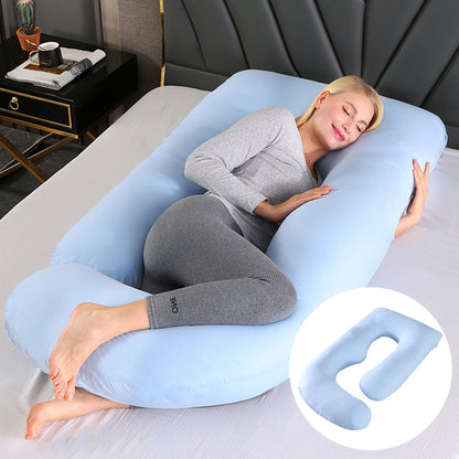 🔥Ultimate Comfort U-Shaped Full Body Pillow – Experience Enveloping Security