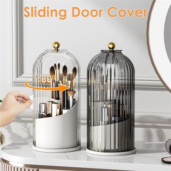 Makeup Brush Holder Organizer with Lid