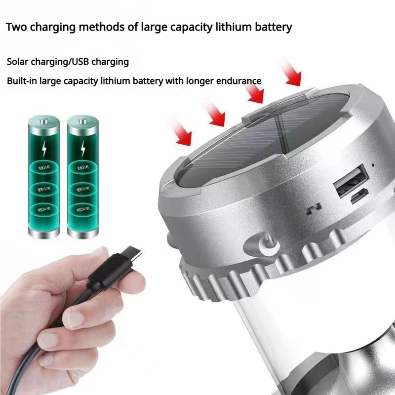 Multi-Use Solar Lantern – LED Light for Camping, Power Outages, and Night Fishing