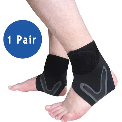 Elastic Ankle Brace Sleeves – Pain Relief & Support for Sports, Arthritis & Fasciitis