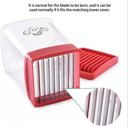 Cup Slicer – Fruit & Vegetable Cutter with Stainless Steel Blades