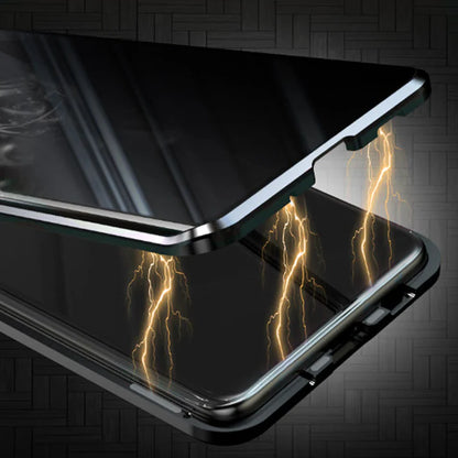 Anti-peeping Magnetic Tempered Glass Double-sided Phone Case（Series S22-25）