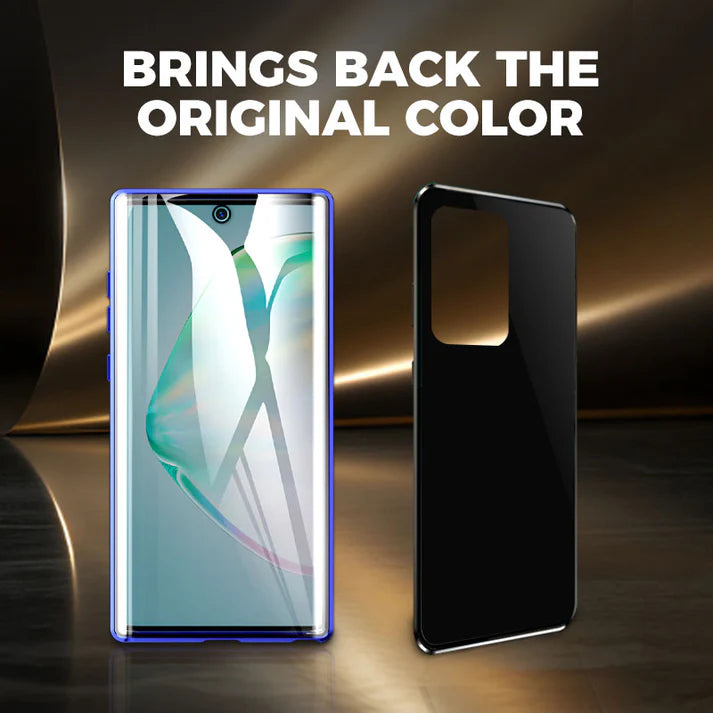 Anti-peeping Magnetic Tempered Glass Double-sided Phone Case（Series S22-25）