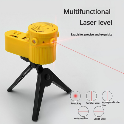 Multi-Purpose Laser Level – Infrared Line Projector with Swivel Mount for Accurate Alignment