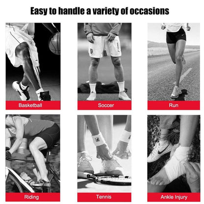 Elastic Ankle Brace Sleeves – Pain Relief & Support for Sports, Arthritis & Fasciitis