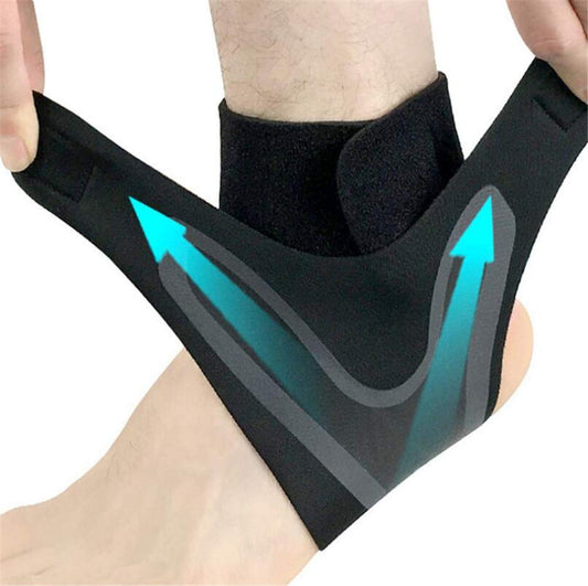 Elastic Ankle Brace Sleeves – Pain Relief & Support for Sports, Arthritis & Fasciitis