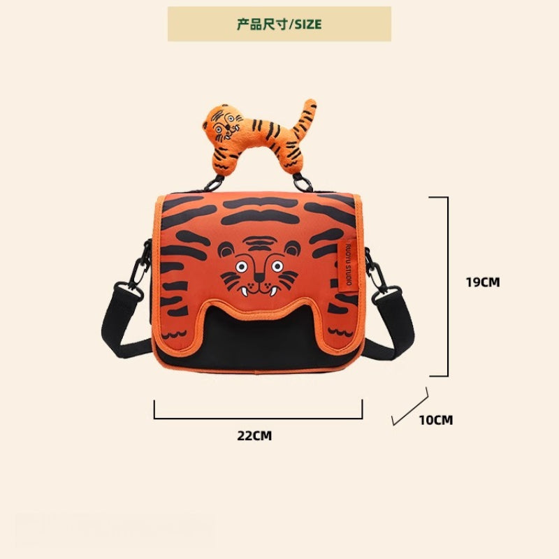 RUOYUSTUDIO original design cute messenger partition large capacity cosmetic bag storage bag