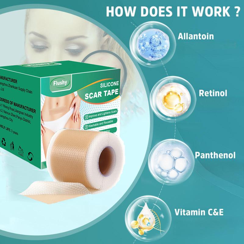 Reusable Scar Tape – Silicone Strips for Keloids, Burns & Acne, Safe for All Skin Types