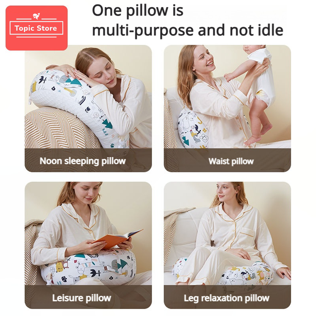 Ergonomic All-Season Nursing & Baby Comfort Pillow – Versatile Support for Feeding, Resting, & Bonding