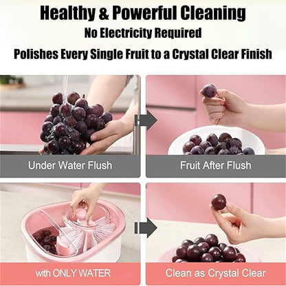 Multi-Use Fruit Spinner – Wash, Scrub & Drain in One Easy Step