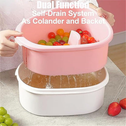 Multi-Use Fruit Spinner – Wash, Scrub & Drain in One Easy Step