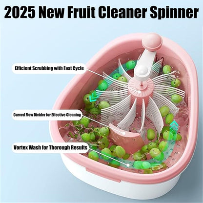 Multi-Use Fruit Spinner – Wash, Scrub & Drain in One Easy Step