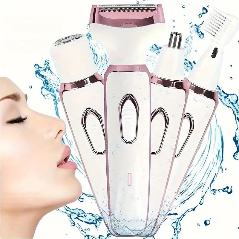 4 in 1 Electric Shaver | 1 Set Portable Hair Removal Machine Facial Stainless Razor Trimmer
